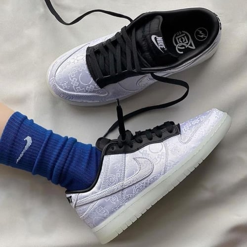 Nike Dunk Low CLOT Fragment White