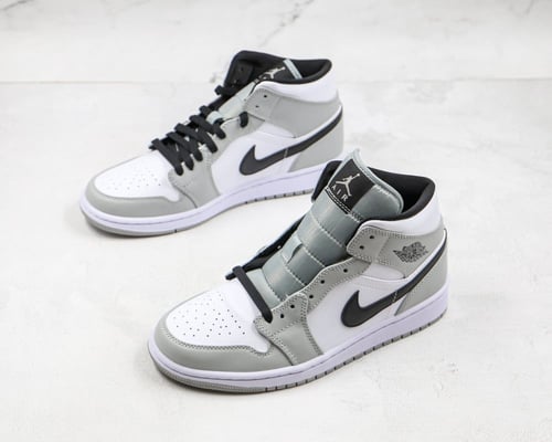 Air jordan 1 mid grey white