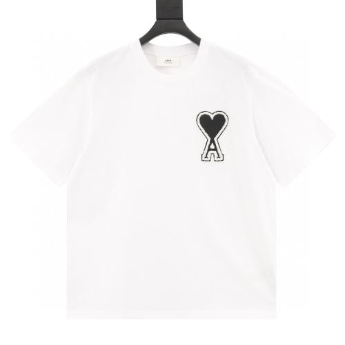 Ami/Love Big love towel embroidered with short sle...