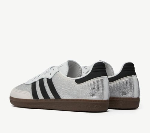 Samba OG "Rhinestone" - Crystal White/silver