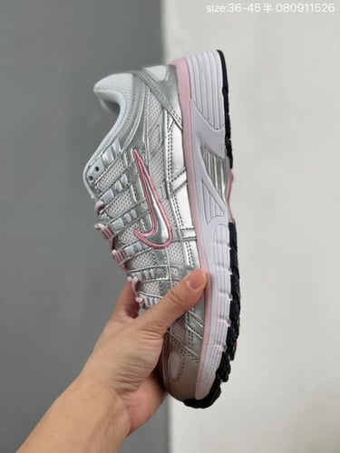 NIKE P-6000 W SNEAKER White, Silver & Pink