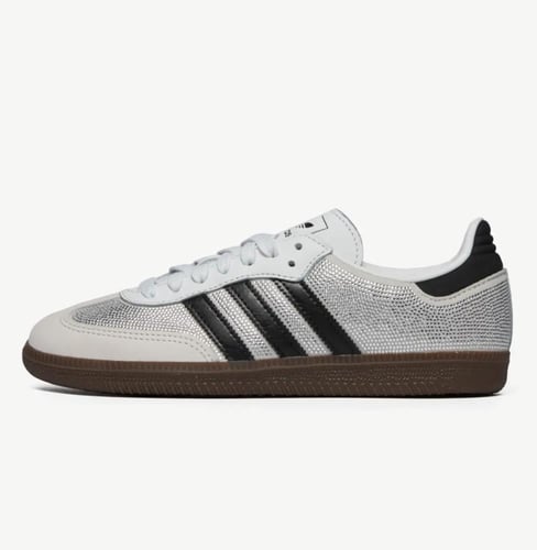 Samba OG "Rhinestone" - Crystal White/silver
