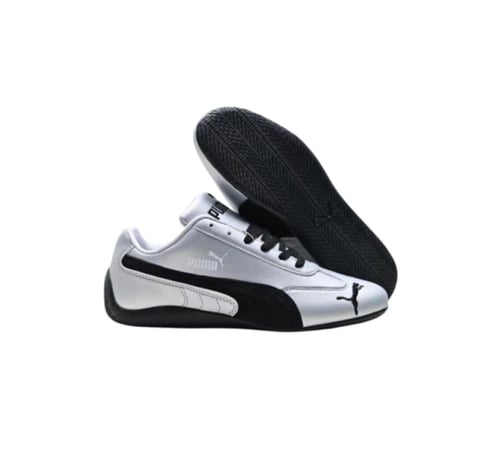 Puma Speedcat Leather 'Silver Black' Billy's Tokyo...