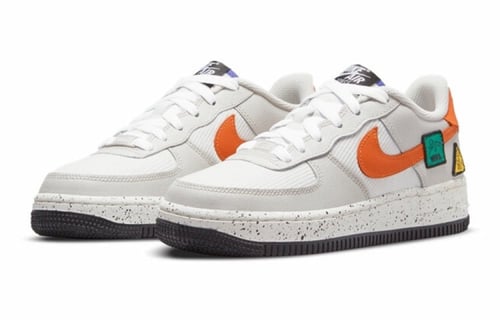Air force 1 light bone sail starfish orange