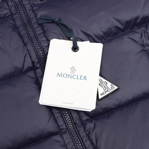 Moncler maya hooded logo down vest