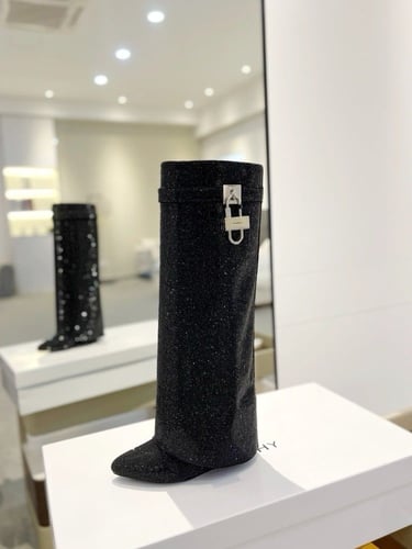 Givenchy shark lock pant boots