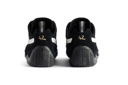 Speedcat Suede Balenciaga in Black/white