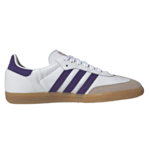 Adidas samba OG white collegiate purple