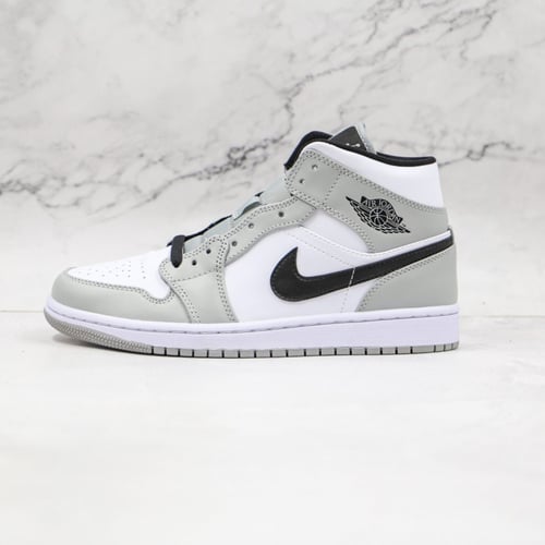 Air jordan 1 mid grey white