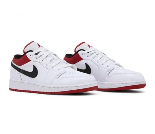 Air Jordan 1 Low GS 'White Gym Red'