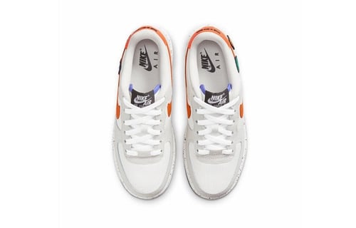 Air force 1 light bone sail starfish orange