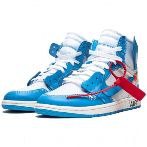 Air jordan 1 high off white Light Blue