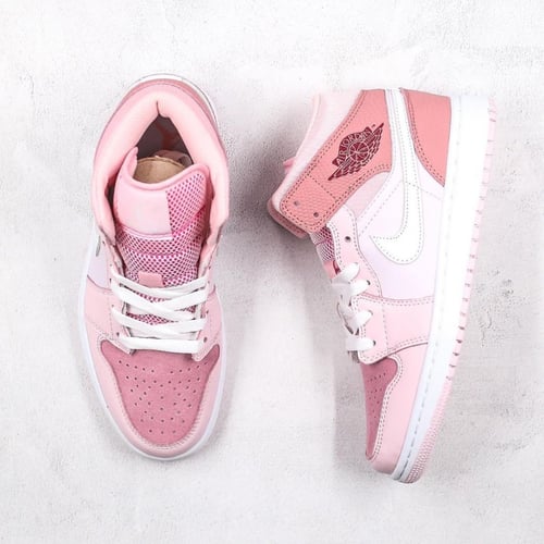 Air jordan 1 mid digital pink