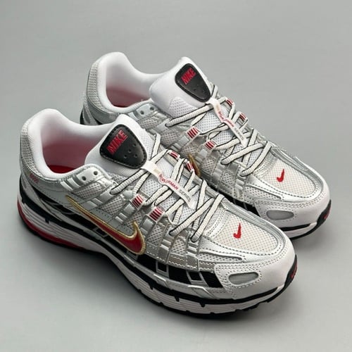 Nike P-6000 'Platinum Varsity Red