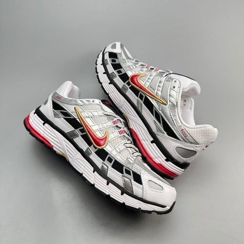 Nike P-6000 'Platinum Varsity Red