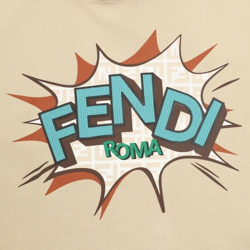 Fendi monogram print hooded sweatshirt19