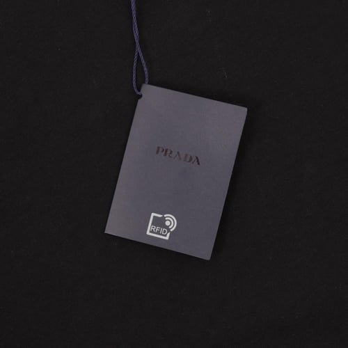 Prada 24SS Triangle Marked Line Pocket Short Sleev...