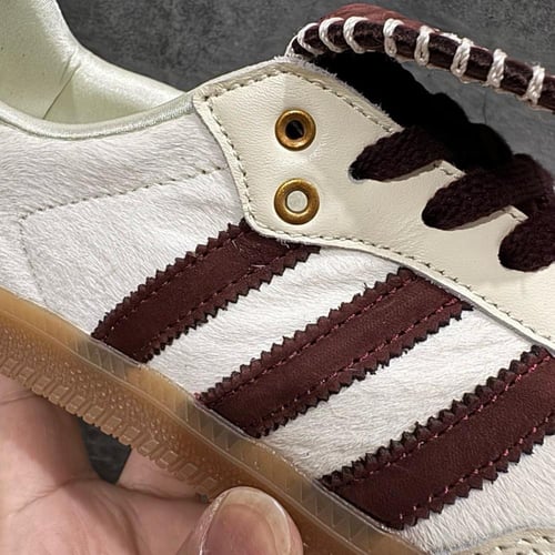 Adidas X Wales Bonner Samba Pony Cream White