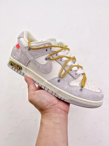 Off white x dunk low Yellow