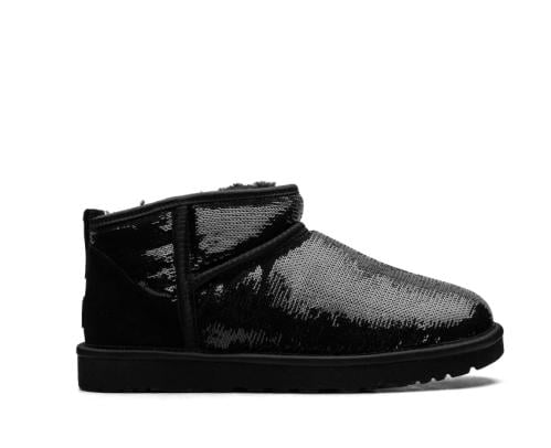 UGG Classic Ultra Mini "Mirror Ball Black" بوت حري...
