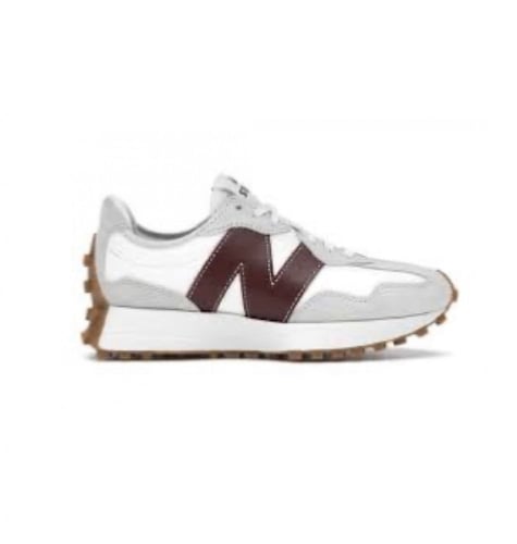 New blanace 327 White Dark Red