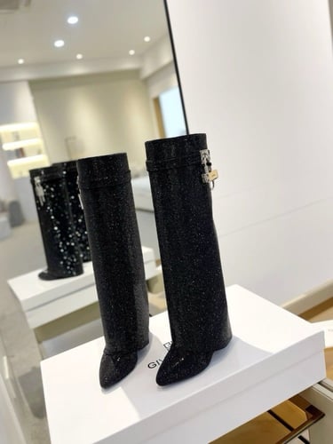 Givenchy shark lock pant boots