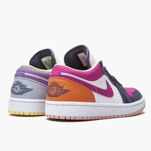 Air Jordan 1 Low SE "Mismatched Purple / Magenta"