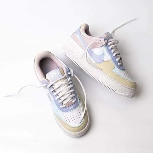 Custom Nike Air Force 1 Shadow Pastel Colour