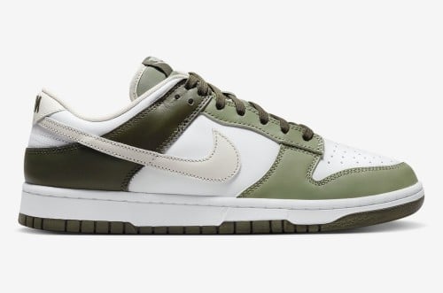 DUNK LOW WHITE OLIVE