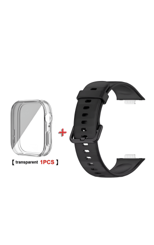 سير ساعة هواوي ووتش فيت ٣ مع حماية شفافة من السيلي...