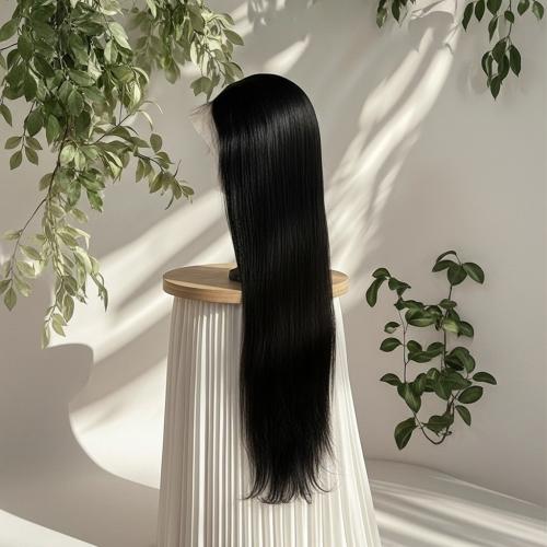 باروكه شعر طبيعي 30 انش جذور اماميه فروه حرير