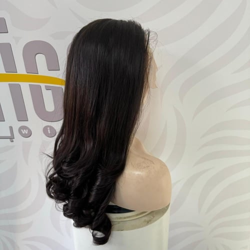 باروكة شعر طبيعي 22 انش كثافة عالية