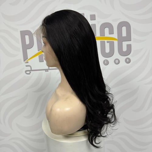 باروكة شعر طبيعي 22 انش اماميه دانتيل مدرجة