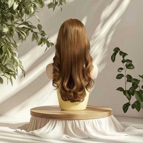 باروكة شعر طبيعي 22 انش جذور اماميه فروه دانتيل لو...