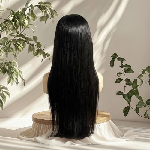 باروكه شعر طبيعي 22 انش جذور كامله فروه دانتيل