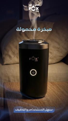 مبخرة محمولة للسيارة والمنزل والمكتب (أسود) من fox...