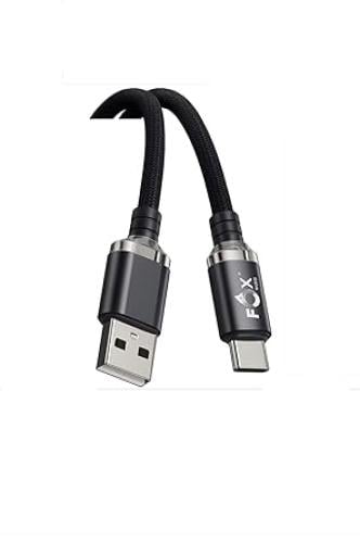 كابل شحن فائق السرعة من FOX CORE بطول متر متوافق م...