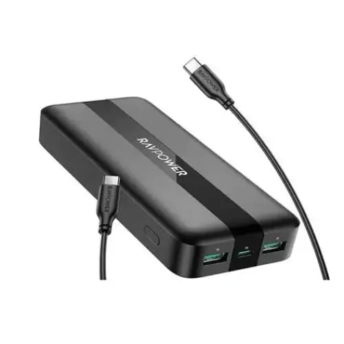 RAVPower RP-PB1235 PD Pioneer 20W 3-Port 20000mAh...
