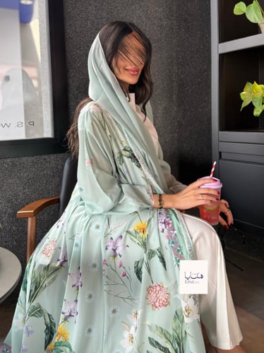 عباية بلسم حرير صيفي بارد تيفاني