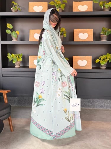 عباية بلسم حرير صيفي بارد تيفاني