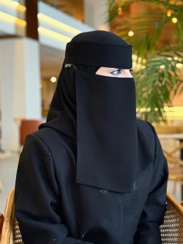 نقاب كوري مغاط مائل طويل عادي