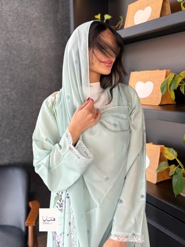 عباية بلسم حرير صيفي بارد تيفاني