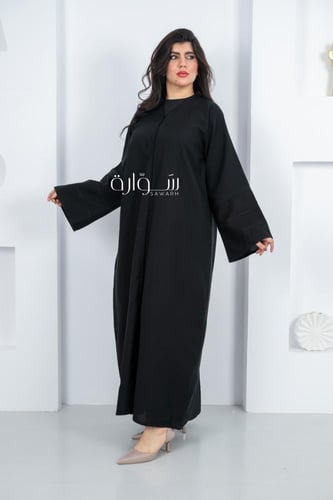 عباية كتان بلمسة القيطان