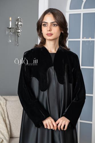 عباية شتوي تفته تدخيلات قطفة حلزوني