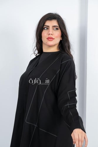 عباية قيطانات كم مقلوب