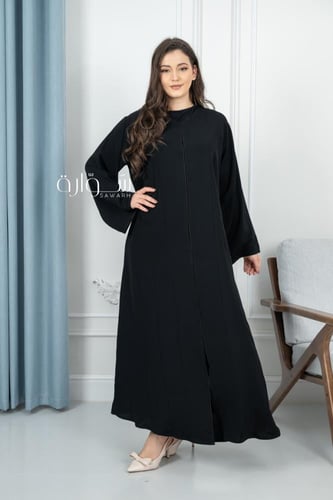 عباية دقة خيط على جوانب