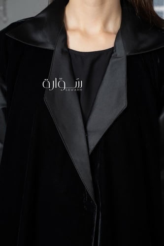عباية شتوي قلاب قطيفة تدخيلات تفته