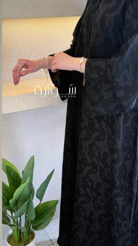 عباية نص كلوش جاكار كامل