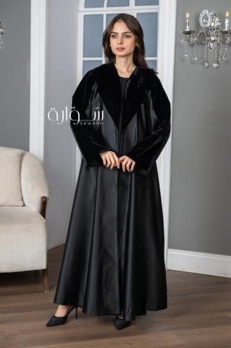 عباية شتوي استريت تدخيلات قطيفة