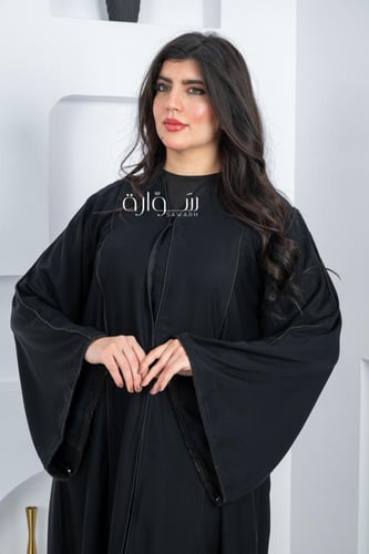 عباية استريت بكم مربع وتفاصيل كريستال